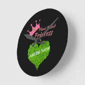 Pflanze-basierte Wall-Clock Personalisierte Vegane Runde Wanduhr (Winkel)