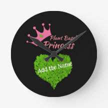 Pflanze-basierte Wall-Clock Personalisierte Vegane