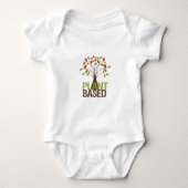 Pflanze basierter Fall-Baum Baby Strampler (Vorderseite)
