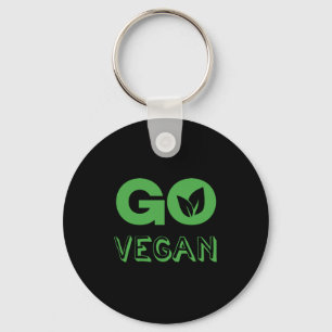 Pflanze basierter NahrungVeganism gehen vegane Schlüsselanhänger