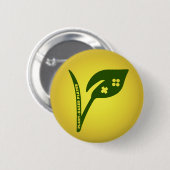 Pflanze-basierter Player: vegetarische Mark-Game-K Button (Vorne & Hinten)