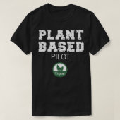 Pflanze-basiertes Pilotdesign T-Shirt (Design vorne)