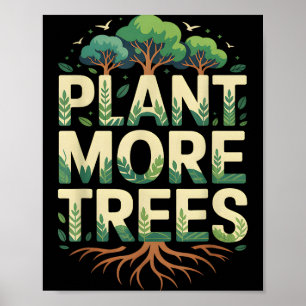 Pflanze Bäume Baum Umarmer Erdtage Arbor Tag Natur Poster