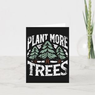 Pflanze Bäume Bäume Arbor Day Earth Day Vintage Pf Karte