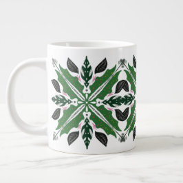 Pflanze Begonias Gebet Monstera Grüne Mandala Jumbo-Tasse