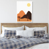 Pflanze Berge Bäume Leinwanddruck (Insitu (Schlafzimmer))