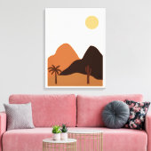 Pflanze Berge Bäume Leinwanddruck (Insitu (Wohnzimmer))