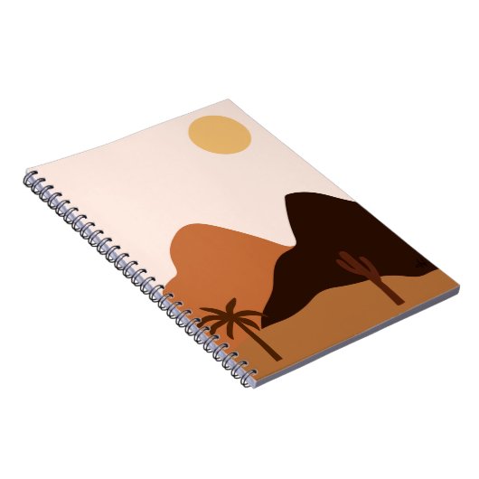 Pflanze Berge Bäume Notizblock (Rechte Seite)