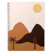 Pflanze Berge Bäume Notizblock (Vorderseite)