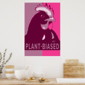 Pflanze-Biased Pink Camouflage Pop Poster (Küche)