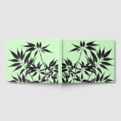 Pflanze "Black and Mint Green" Gästebuch (Voll)