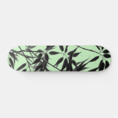 Pflanze "Black and Mint Green" Skateboard (Horizontal)