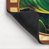 Pflanze - Blätter für Jugendherbergen Mousepad (Ecke)