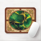 Pflanze - Blätter für Jugendherbergen Mousepad (Mit Mouse)