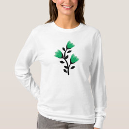 Pflanze, Blätter und Blume Tee Shirt