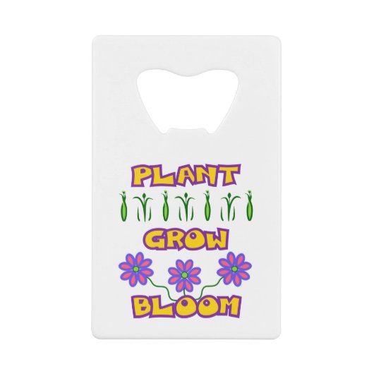 Pflanze blühen Zitat rosa Blume Gelber Text Geldbeutel Flaschenöffner (Vorderseite)
