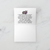 Pflanze Blume sicher für benutzerdefinierte Mittei Karte (Innenseite)