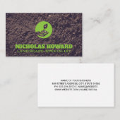 Pflanze | Boden Visitenkarte (Vorne/Hinten)