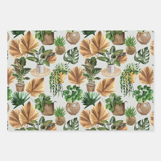 Pflanze Boho Palm Blätter (Vorderseite 2)