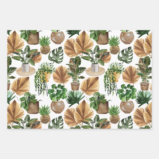 Pflanze Boho Palm Blätter (Vorderseite)