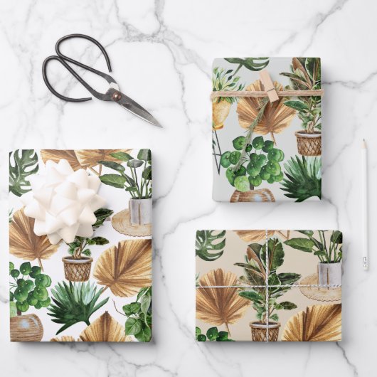 Pflanze Boho Palm Blätter (Vorderseite)