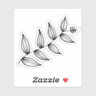 Pflanze | Botanisch | Solomon-Plume-Aufkleber Aufkleber