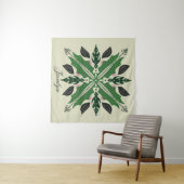 Pflanze Botanischer Garten Monstera Mandala Wandteppich (Beispiel (Horizontal))