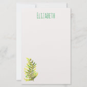 Pflanze Briefpapier (Vorderseite)