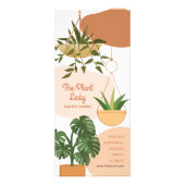 Pflanze Business Marketing Rack Card Werbekarte (Vorne)