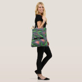 Pflanze Calathea Greenery Leaf Muster Tasche (Am Model)