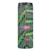 Pflanze Calathea Greenery Leaf Muster Thermosbecher (Rückseite)