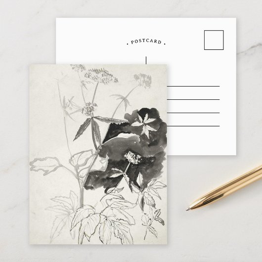 Pflanze | Carel Adolph Cachet Postkarte