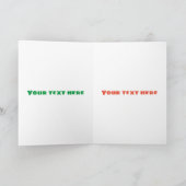 Pflanze Cartoon Karte (Innenseite)