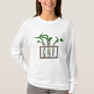 PFLANZE CHEMIST Laboratorium Grow Botany Hobby Tes T-Shirt
