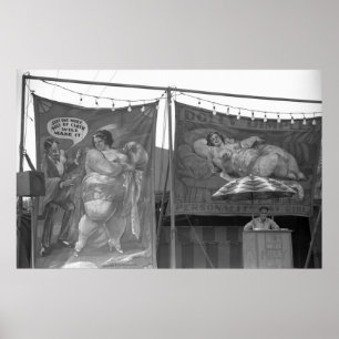 Pflanze City Side Show, 1939 Poster