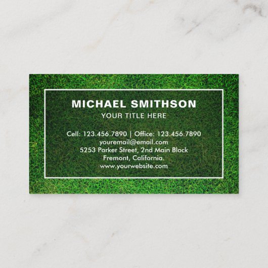 Pflanze Clippers Gartenarbeit Landschaftsschutz Visitenkarte (Rückseite)