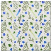 Pflanze Crystal Stone Muster Stoff (Muster)