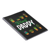 Pflanze Daddy Blume Gardener Vater Florist Notizblock (Rechte Seite)