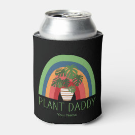 Pflanze Daddy Boho Rainbow Garden Monstera Blätter Dosenkühler