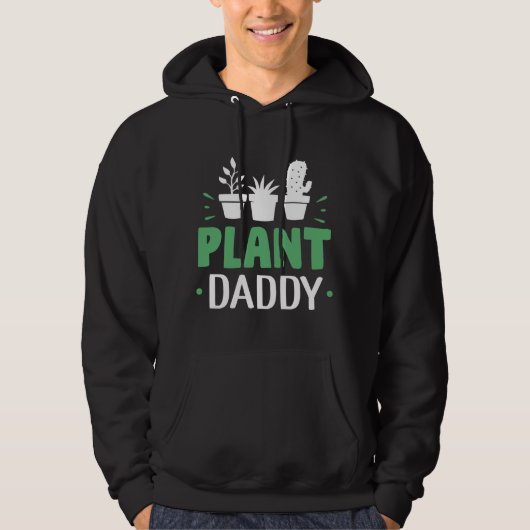 Pflanze Daddy Hoodie (Vorderseite)