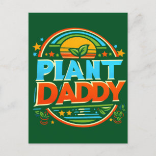 Pflanze Daddy Houseplant Gartenarbeit Landschaftsp Postkarte