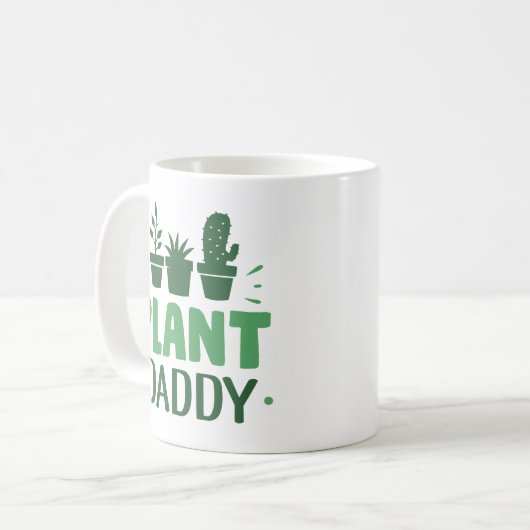 Pflanze Daddy Kaffeetasse (Vorderseite Links)