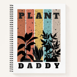 Pflanze Daddy Spiral Notebook Notizblock