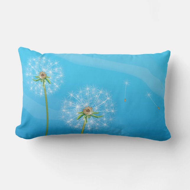 Pflanze Dandelion Lendenkissen (Vorderseite)