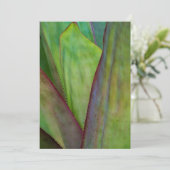 Pflanze Dankeskarte (Stehend Vorderseite)