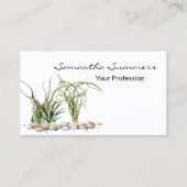 Pflanze der Aquarellluft Visitenkarte (Vorderseite)