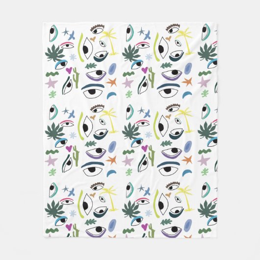 Pflanze der Augen Art Fleecedecke (Vorderseite)