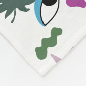 Pflanze der Augen Art Fleecedecke (Ecke)