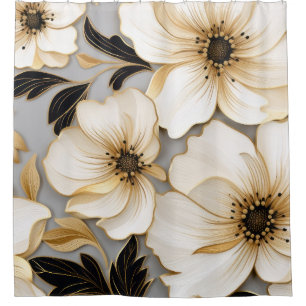 Pflanze der Blume Duschvorhang