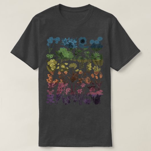 Pflanze der botanischen Blume  T-Shirt (Design vorne)